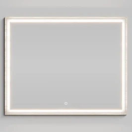 Зеркало Лайт 100, Дубослив ореховый светлый ПВХ 3445