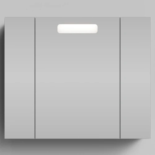 Зеркало Мальта 90, Серый камень ПВХ 57806