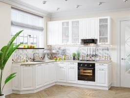 Готовый кухонный гарнитур Ницца-03 Белый