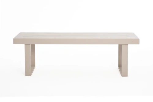 Скамья из алюминия GONZO бежевая  Joygarden