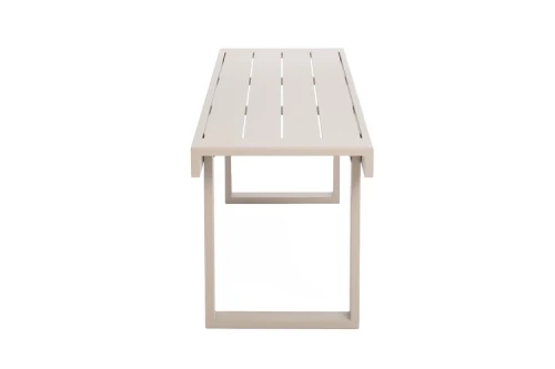 Скамья из алюминия GONZO бежевая  Joygarden