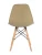 GH801/DC111 Стул пластиковый, КОФЕ С МОЛОКОМ#6166, каркас бук