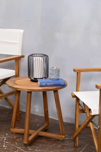 Стол садовый кофейный из акации ROUND  Joygarden