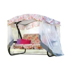 Качели садовые 3-х местные Турин Премиум FLOWER арт.с1202