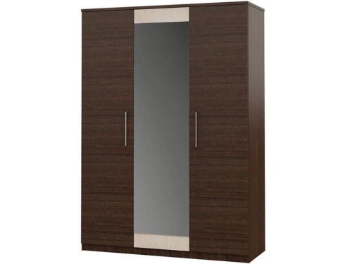 Шкаф «Аврора» 3дв, Венге/Дуб молочный