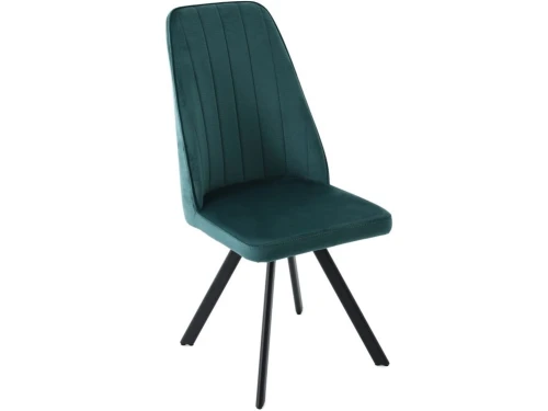 Стул «Silvio», Монолит Эмеральд, опоры черные