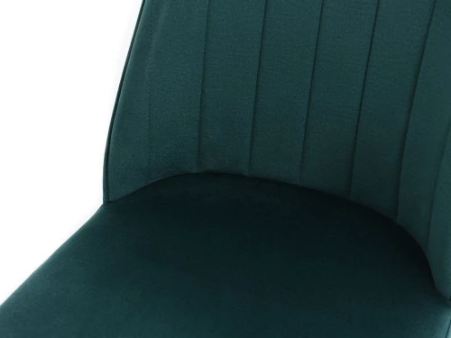 Стул «Silvio», Монолит Эмеральд, опоры черные