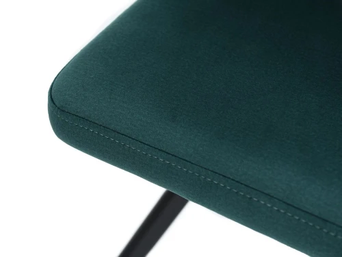Стул «Silvio», Монолит Эмеральд, опоры черные
