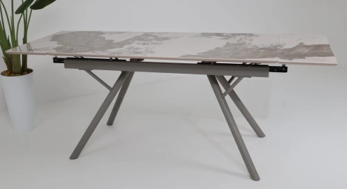 Стол ЛИБЕРТИ 180 Pandora, керамика / Латте каркас М-City