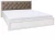 Габриэлла кровать 06.02-03 с отк. мех. вудлайн кремовый