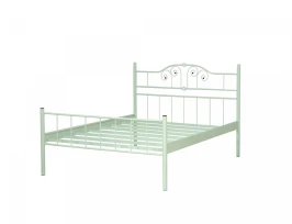 Кровать двойная Бостон 42.26-01 Металл белый