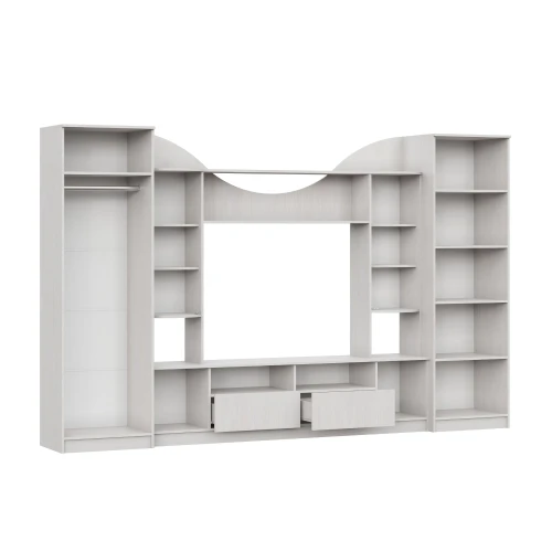 Стенка в гостиную МГС 8, ясень анкор светлый