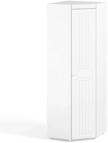 Шкаф угловой (гл.410) Монако МН-65 белое дерево