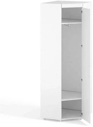 Шкаф угловой (гл.410) Монако МН-65 белое дерево