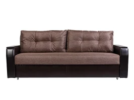 Диван еврокнижка АТЛАНТ 160 рогожка коричневая