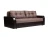 Диван еврокнижка АТЛАНТ 160 рогожка коричневая