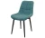 Стул Р / черный /велюр бирюзовый