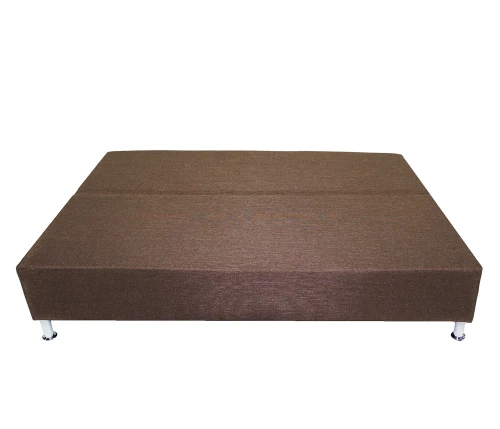 Еврокнижка Парма рогожка коричневая