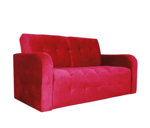 Диван  Оксфорд  90х170 велюр  красный