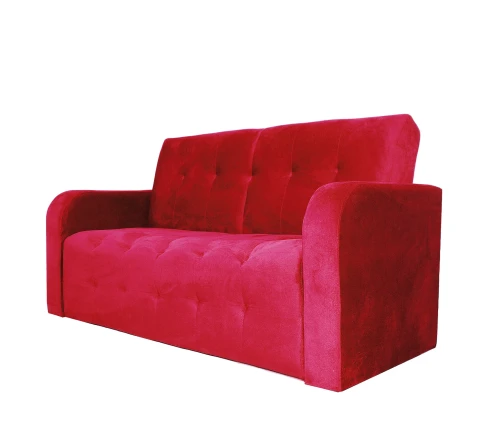 Диван  Оксфорд  90х170 велюр  красный