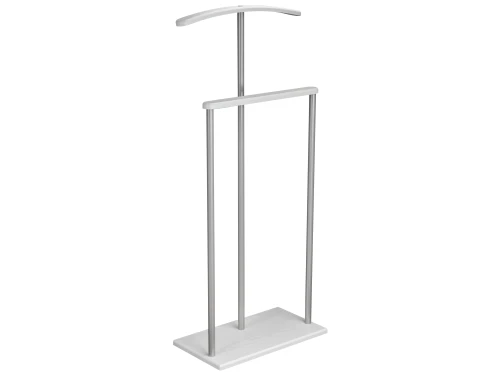 Вешалка костюмная Дэви 1 металлик/белый