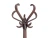 Вешалка напольная В 10Н темно-коричневый