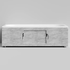 Экран-купе Топ 1800, 3 раздвижные двери, Горный камень ПВХ 57807