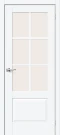 Межкомнатная дверь ПЭТ BRAVO Прима-13.0.1 White Silk Magic Fog