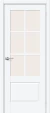 Межкомнатная дверь ПЭТ BRAVO Прима-13.0.1 White Silk Magic Fog