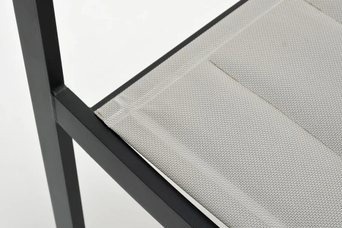 Стул из алюминия MAYA темный графит  Joygarden
