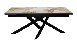 Стол DikLine EKX180, Керамика PANDORA глянец, опоры черные