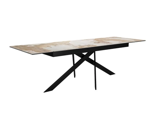 Стол DikLine EKX180, Керамика PANDORA глянец, опоры черные