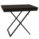 Стол-трансформер Манхэттен венге темный/черный