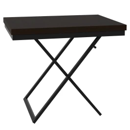Стол-трансформер Манхэттен венге темный/черный