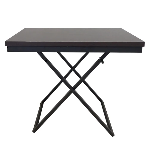 Стол-трансформер Манхэттен венге темный/черный