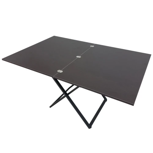 Стол-трансформер Манхэттен венге темный/черный