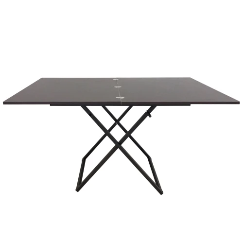 Стол-трансформер Манхэттен венге темный/черный