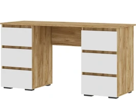 Стол «Хелен» ПС-02, белый/дуб крафт золотой