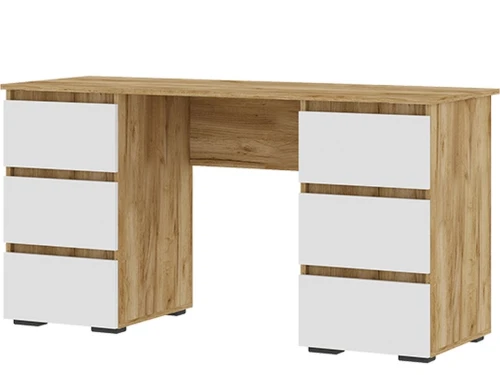 Стол «Хелен» ПС-02, белый/дуб крафт золотой