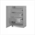 Серия модульных шкафов, Ящик 50/35. Цвет БЕЛЫЙ