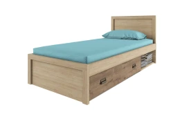 Кровать 90/D1,DIESEL , цвет дуб мадура/веллингтон