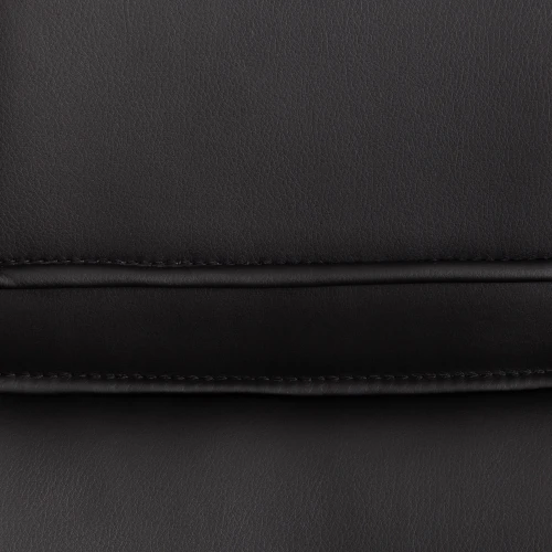 Кресло BERGAMO хром (22) кож/зам, черный, 36-6