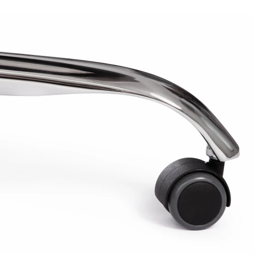 Кресло BERGAMO хром (22) кож/зам, черный, 36-6