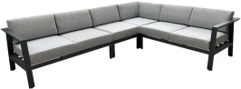 Угловой диван из алюминия Graphite plus