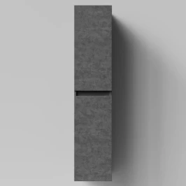 Пенал Бест 30 (2 двери) подвесной, Серый камень ПВХ 57806, левый