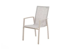 Стул из алюминия GONZO бежевый  Joygarden