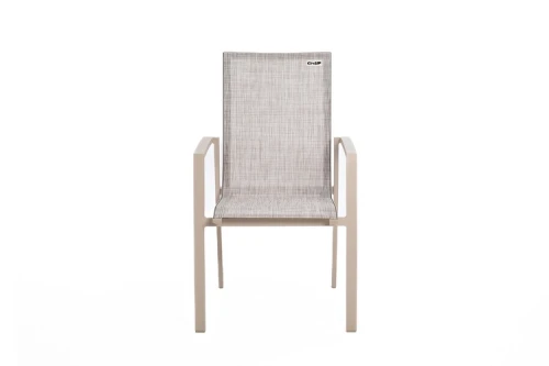 Стул из алюминия GONZO бежевый  Joygarden