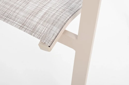 Стул из алюминия GONZO бежевый  Joygarden