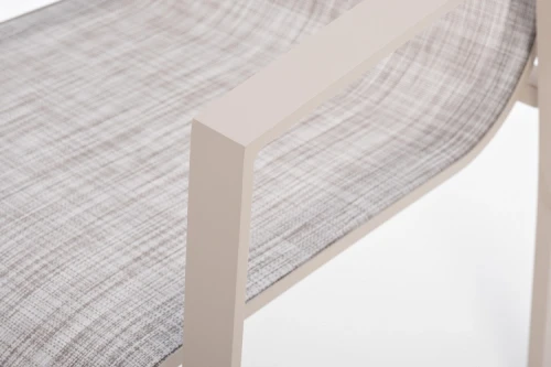 Стул из алюминия GONZO бежевый  Joygarden