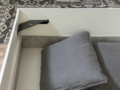 Кровать «Аврора» 160*200 (подъемник), Белый/ателье светлый